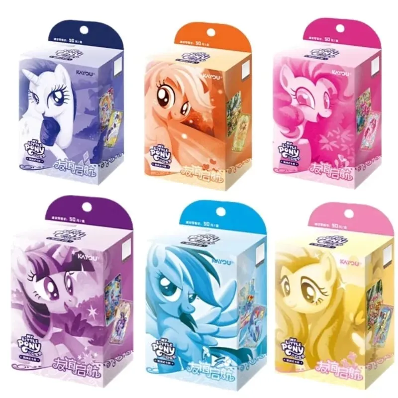 Genuine My Little Pony Card Friendship Forever Star Pack Gorgeous Gilded Princess Collectible Card Children's Holiday Gift
