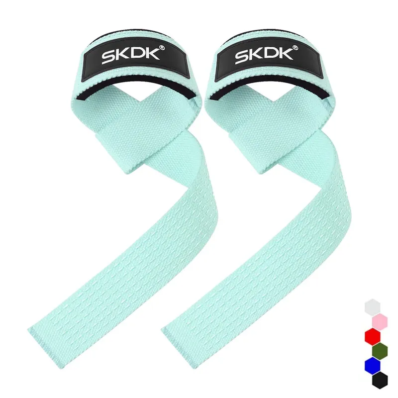 1 Pair Weightlifting Wrist Straps Strength Training Adjustable Non-slip Gym Fitness Lifting Strap Wrist Support Sports Grip Band