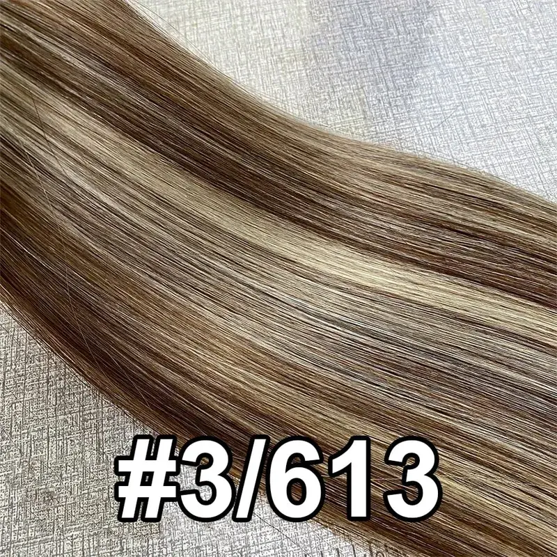 Human Hair Flat Tip Extension Remy Hair18-30inch Real Remy Silky Straight Black Brown Pre Bonded Keratin Fusion Hair