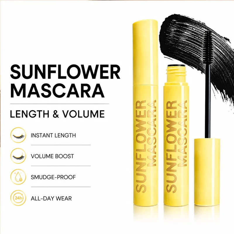 Mascara Lengthening Thick Curling Waterproof Long Lasting Eye Makeup Tool