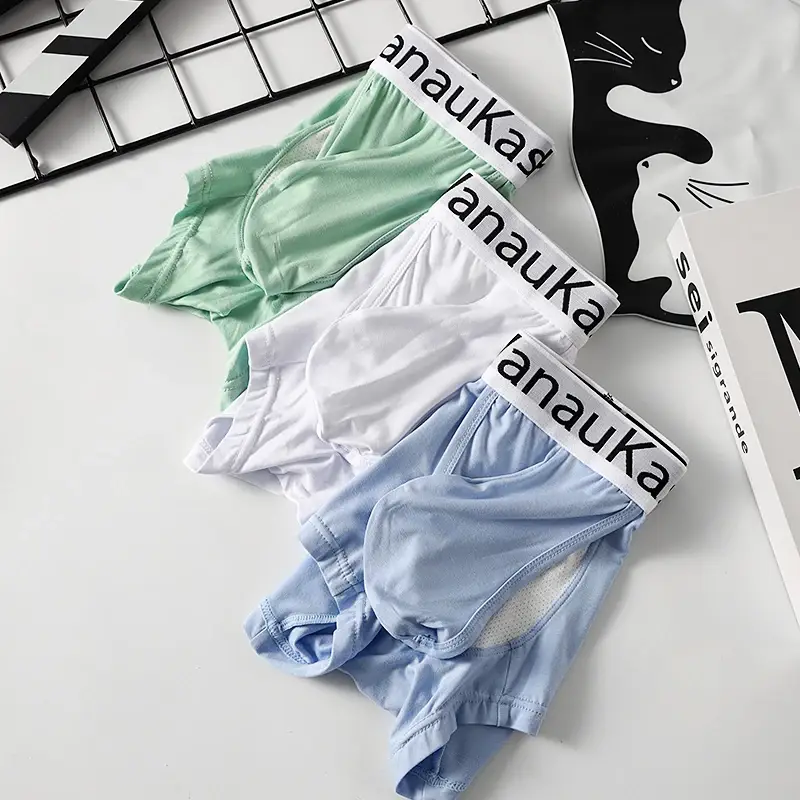 Men's Modal Boxer Shorts with 3D Support Pouch And Convenient Side Opening Design for Comfortable Wear