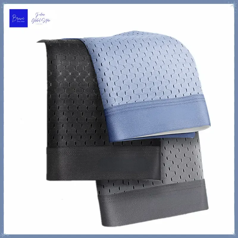 Liquidación, calzoncillos tipo bóxer de malla de seda de hielo para hombre, bañadores de estilo aleatorio, ropa interior deportiva transpirable de secado rápido, Boxershorts, ropa interior para niños — image 2