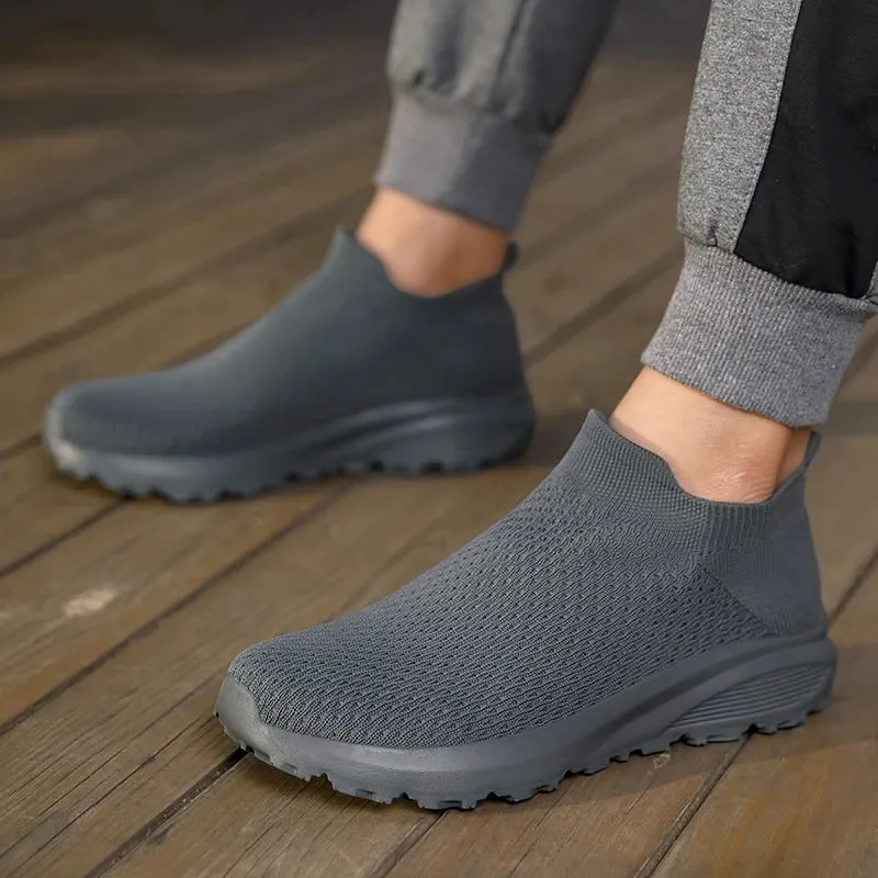High Quality Sneakers Men Comfortable Breathable Lightweight Soft Wide Toe Non-slip Flat Socks Shoes Outdoor Casual Sports Shoes