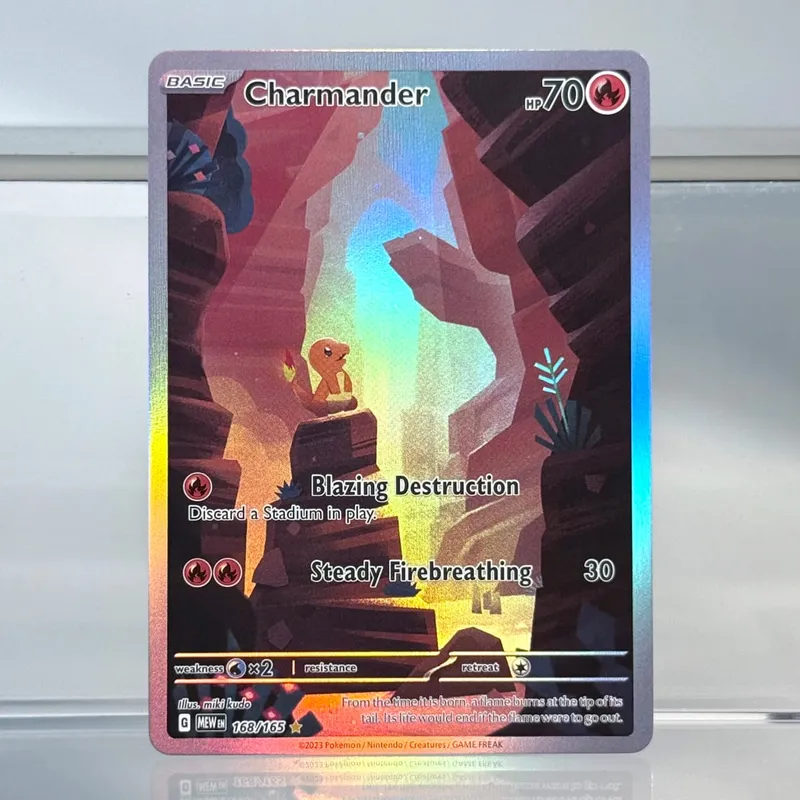 Holographic Game Trading Collection PTCG Proxy Cards Charmander (SV) Pikachu Flareon EX Single PKM Foil Card Venusaur EX