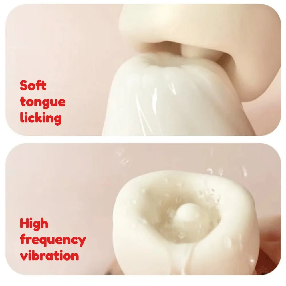 3IN1 Sucking Vibrator Heated Tongue Licking Stimulation Masturbator 10 Vibration Modes Adult Sex Toys for Women Massager Climax