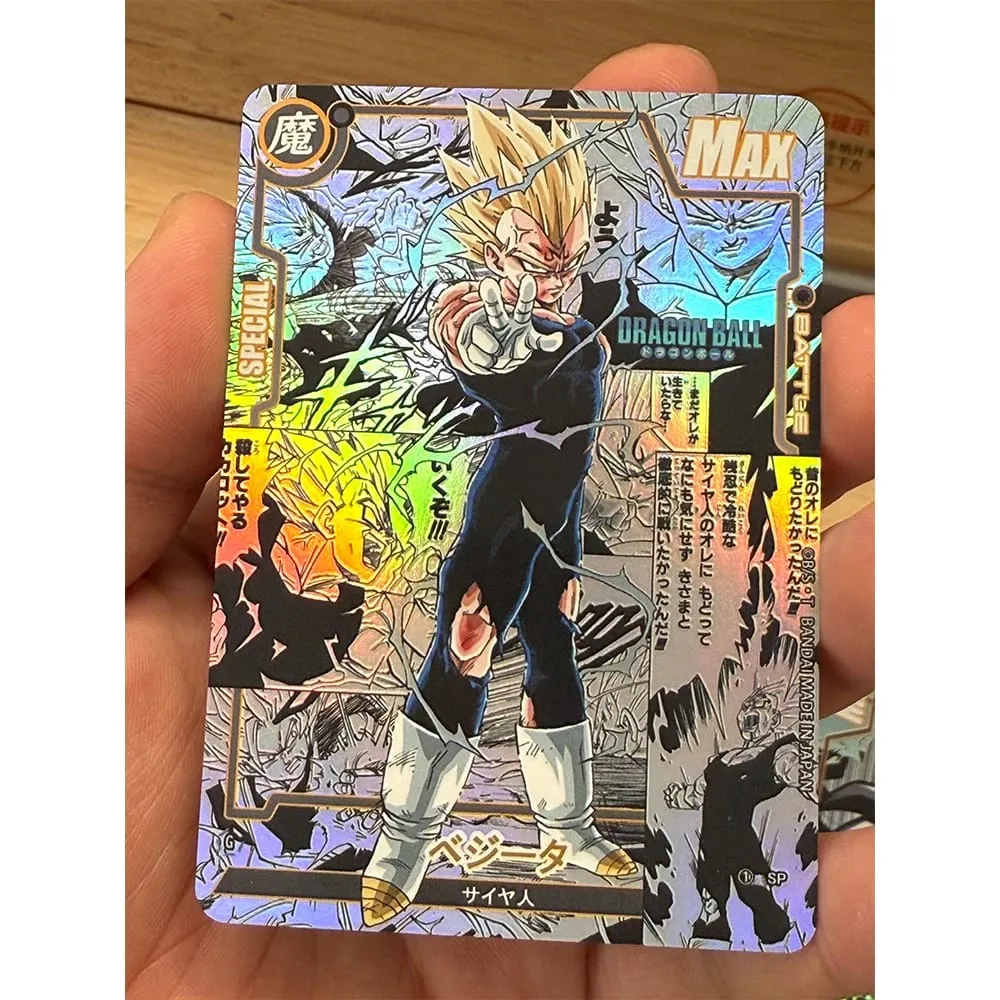 Anime characters Dragon Ball Super Bulma Cell DIY Homemade Bronzing texture Game toys Collection card Christmas birthday gift