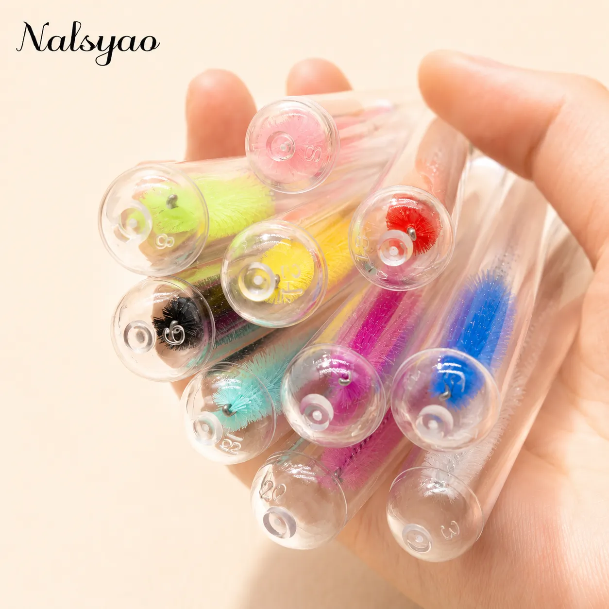 Disposable Mascara Wands Eyebrow Brush Applicator EyeLash Brushes 50pcs Reusable Eyelashes Brush Tube for Eyelash Extension