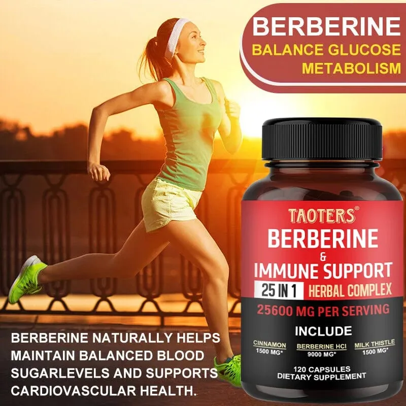 Les capsules de berbérine contiennent de la cannelle de Ceylan et du chardon-Marie pour soutenir l'équilibre du glucose, la santé du foie, la digestion et la perte de poids. — image 6