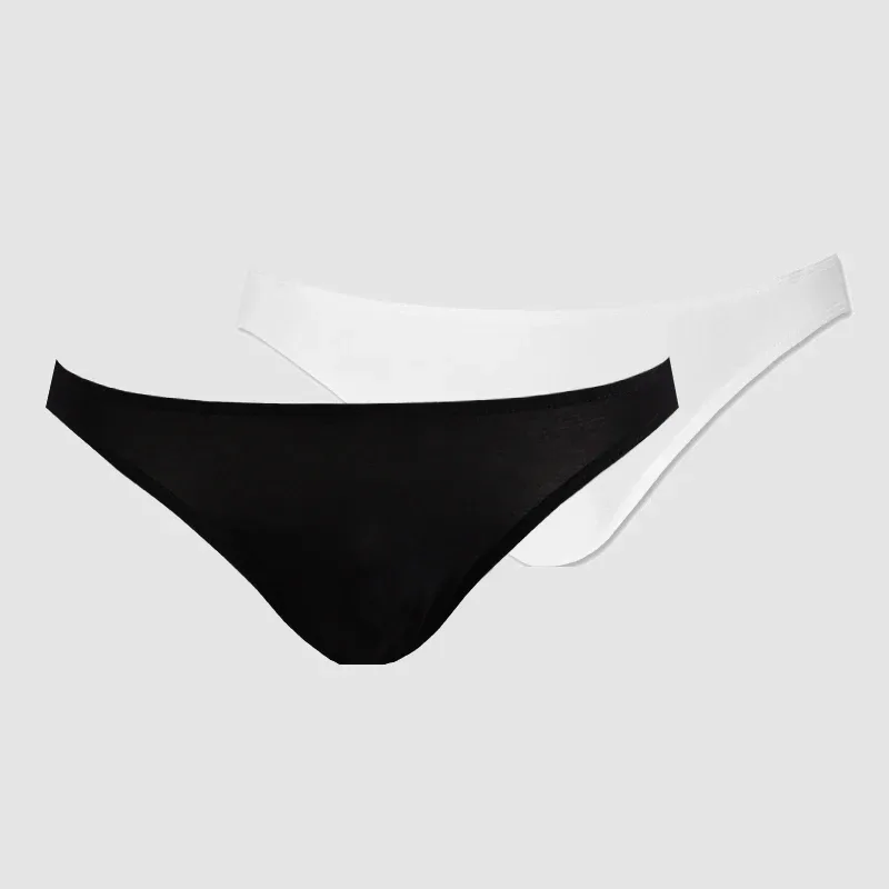 Men's underwear with a U-shaped protruding modal, thin, elastic and sexy low-waisted tight underpants — image 5