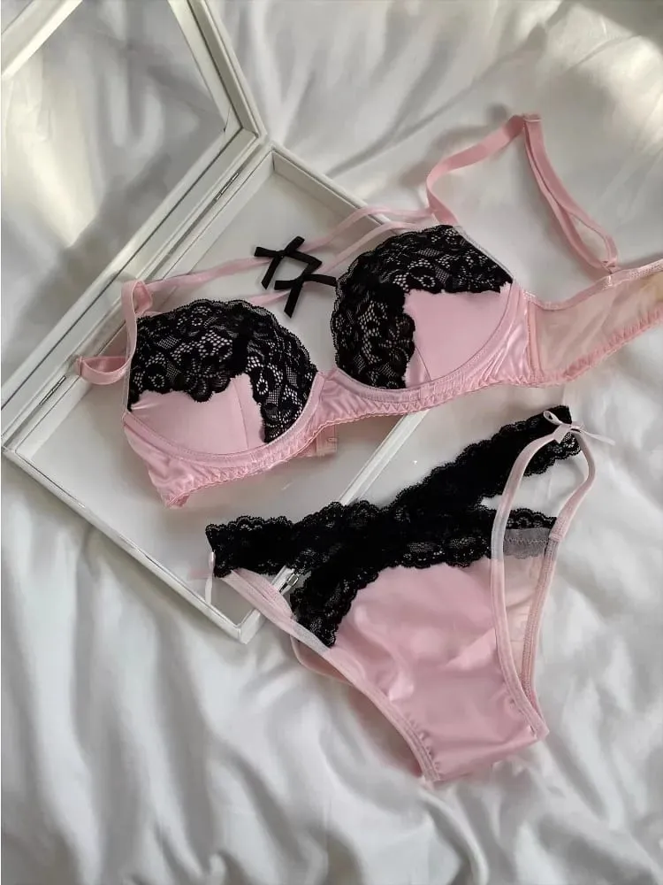Teen Girl Push Up Bras Sexy Lace Underwire Bra for Small Bust Gathering Push Up Anti Sag Comfortable Lingerie Hot Sale