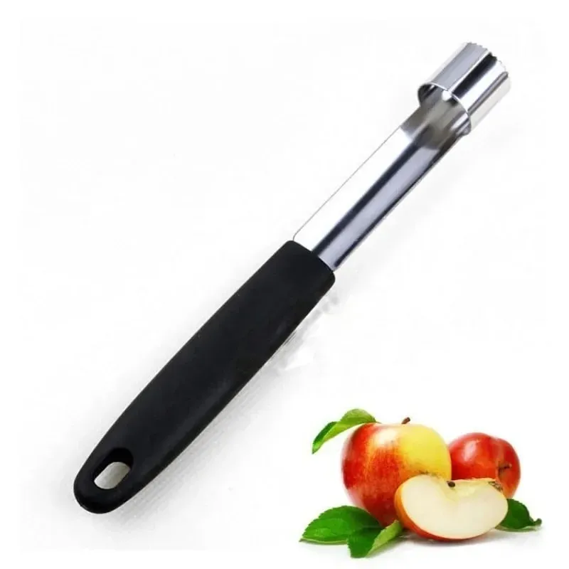 1PC Stainless Steel Fruit Core Extractor Kitchen Gadget Apple Pear Fruit Core Extractor Household Kitchen Plastic Handle