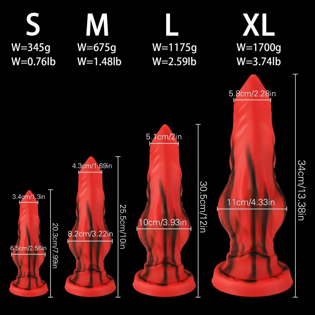 Huge Silicone Fantasy Animal Dildo Anal Plug Prostate Sex For Men Women Big Knot Dog Dildo Suction Cup Butt Plug Cock Sex Toys18