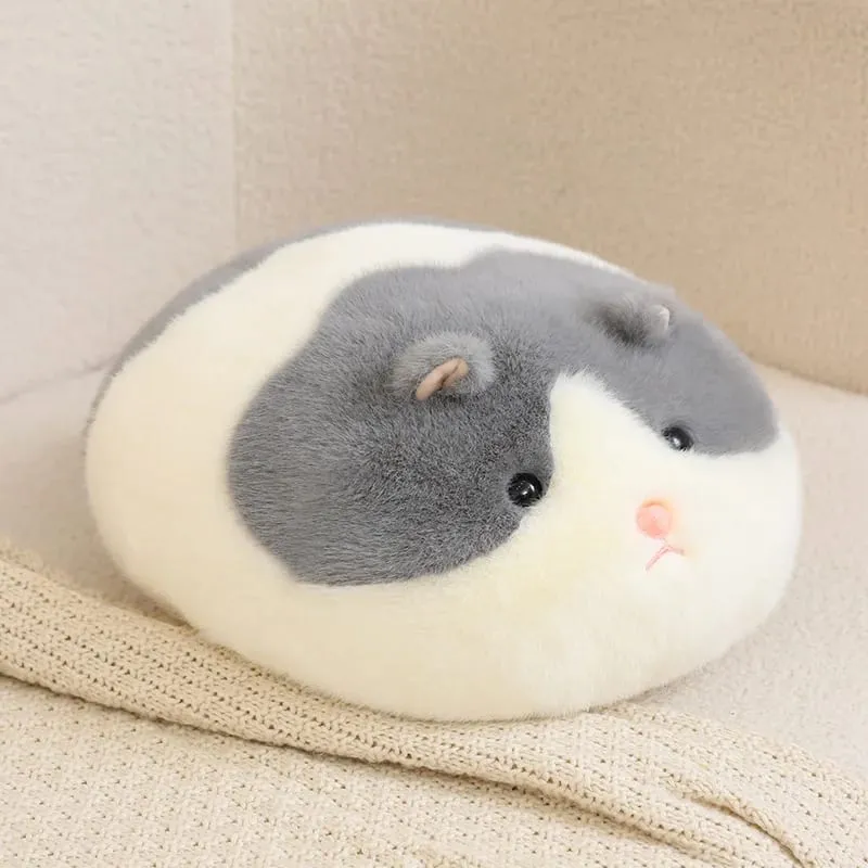 40cm Fluffy Animal Plush Pillow Hamster Rabbit Cow Pig Decompression Sofa Cushion Photography Prop Holiday Present