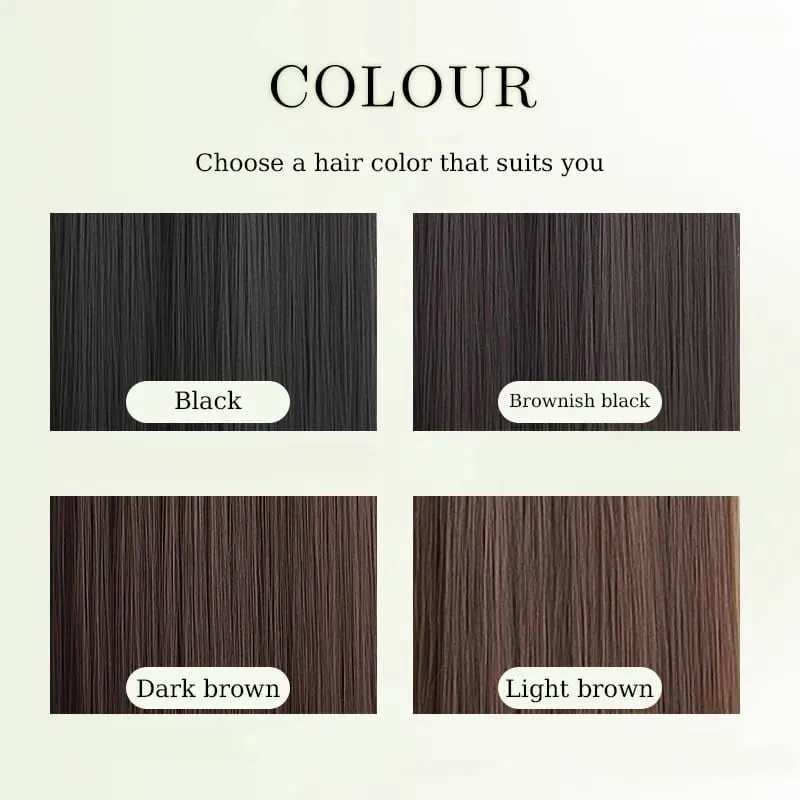Synthetic Black Wavy Clip in Hair Extensions Hairpiece U-shaped Hair Extensions with 5 Clips for Women Girls Daily Use Soft Hair — image 3