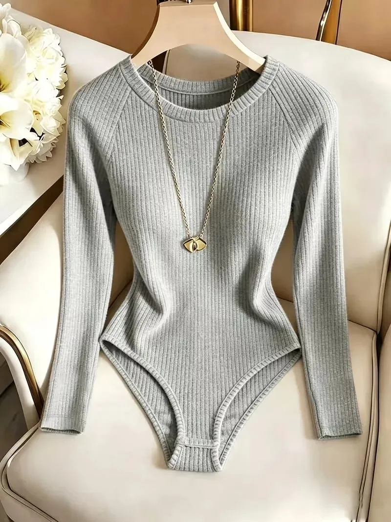 Y2K Ladies Rib Knit Halter Bodysuits 3 Pack Criss Cross Front Hollow Out Contrast Binding Sleeveless Stretchy Skinny Basic Layer