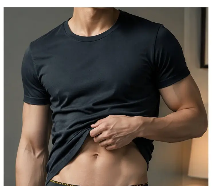 3Pcs Men's Modal Briefs Mid‑Waist U‑Pouch No‑Fly Solid Triangle Underpants Soft Breathable Athletic Daily Men Underwear