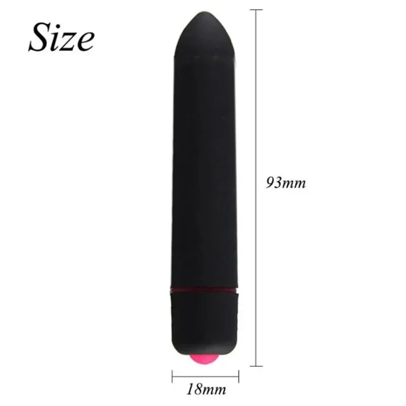 Mini vibrador tipo bala de 10 velocidades para mujer, consolador estimulador de clítoris resistente al agua, Juguetes sexuales para mujer, productos sexuales — image 5
