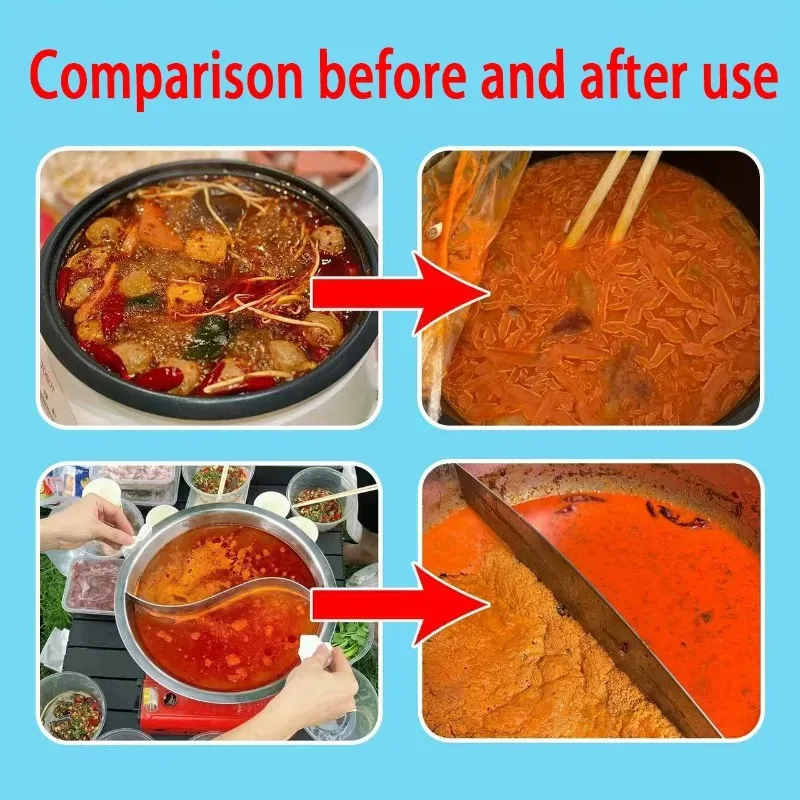 Cooking Oil Solidifier Powder Hot Grease Hardener for Used Fryer Oil Waste Vegetable Lard Eco Friendly Kitchen Cleaning Tool