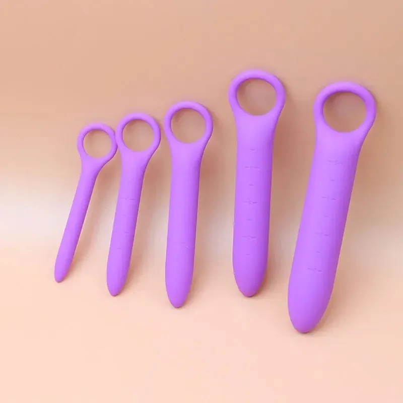 5pcs/Set Soft Silicone Anal Plugs With Scale Beginner Anal Stimulator Trainer Sex Play Toy Back Court Female Flirt Butt Plug
