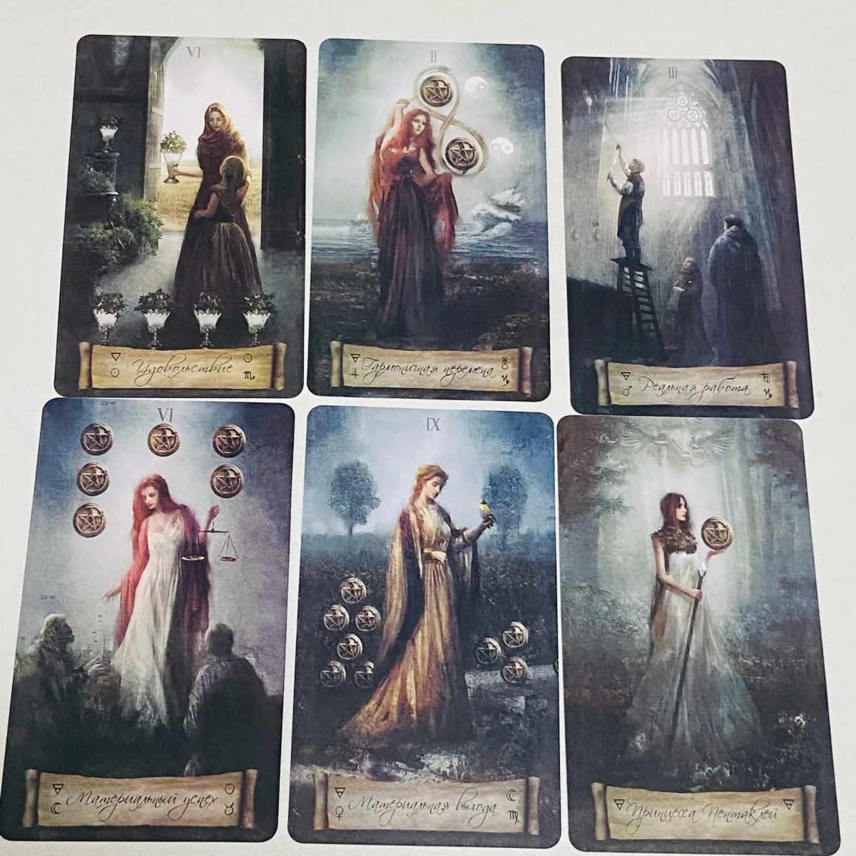 HeБo ЗemЛЯ Tapo Cards Russian Version Board games heaven earth tarot deck 78pcs playing cards — image 4