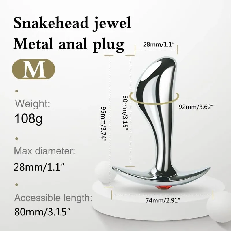 Metal Anal Plug P Spot Stimulator Prostate Massager Wear Outdoors Butt Plug Wearable Sex Toys for Men and Women Adult Sex Toys — image 8