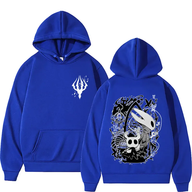 Game Hollow Knight Graphic Hoodie Men Women Clothing Casual Oversized Streetwear Male Vintage Fleece Hoodies Fans Gift hoodies — image 7