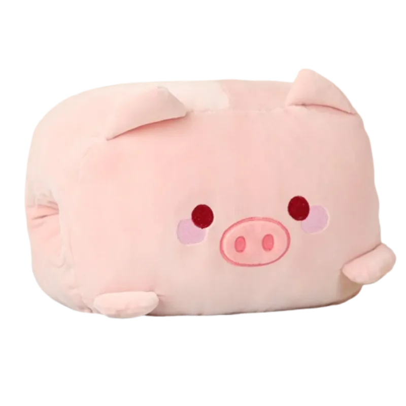 Creative Plush Toy Hand Warmer Plush Pillow Super Soft Keep Warm Office Nap Pillow Animal Cartoon Pillow Stuffed Toy Office