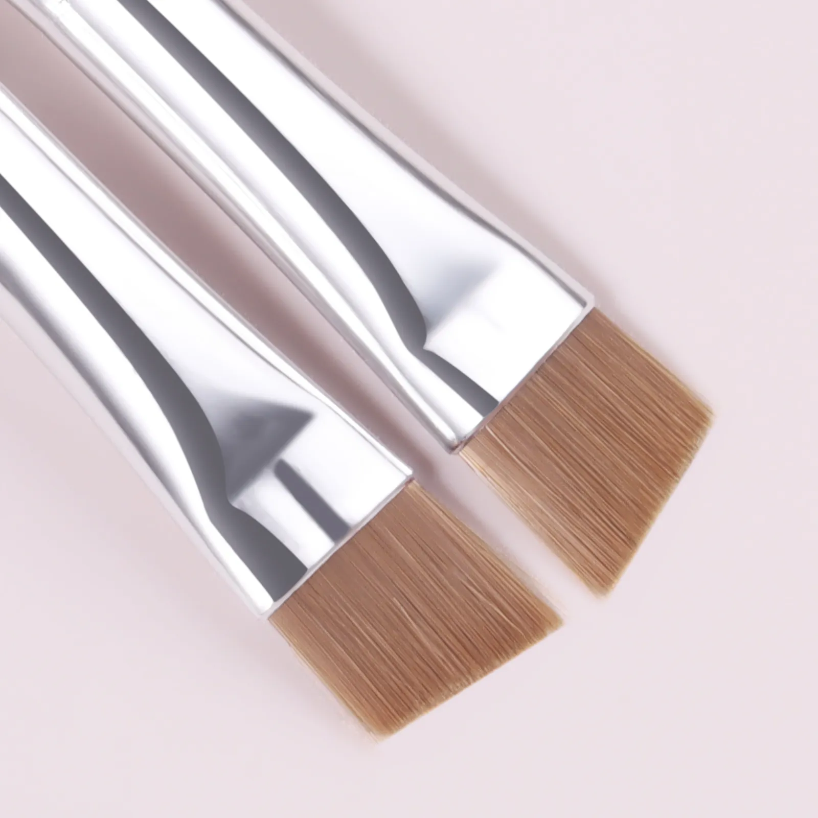Dual Head Øjenbryn Makeup Børster 4 Stk Spoolie Lash Brush Vinklet bryn Fyld Pensel Professionel øjen kosmetisk værktøj