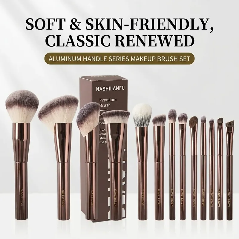 Makeup Brushes Series Powder Foundation Concealer Blush Contour Eyeshadow Eyebrow Eyeliner Stippling Highlighter Sculpting Brush