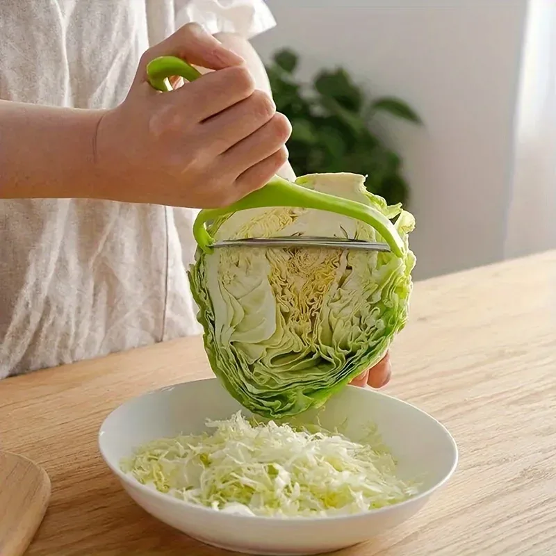 1pc Multifunctional Large Cabbage Shredder and Slicer - Food-Safe Vegetable Cutter Suitable for Lettuce with Wide Blade Peeler