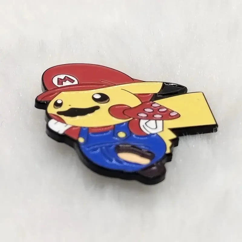 Épinglette en émail Pokemon Pikachu pour sacs à dos, broches en fer, Badges à la mode pour vêtements, bijoux cadeaux
