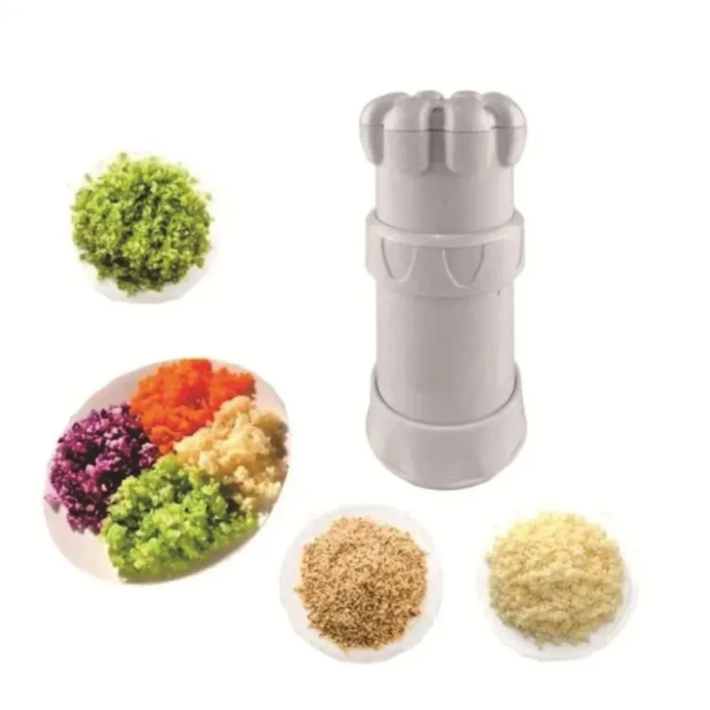 1PCS Mini Multi-functional Garlic Cutter Kitchen Tool Garlic Press