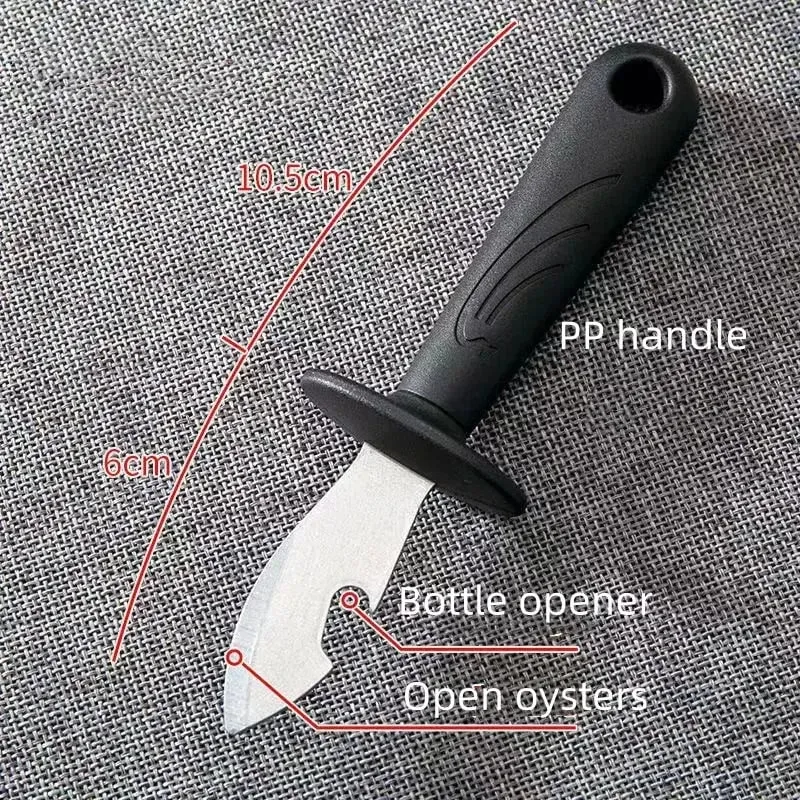 Oyster Knife Sharp-edged Shucker Shell Seafood Opener Tool Stainless Steel Clam Opener for Oyster Clam Toadfish Crab Shells