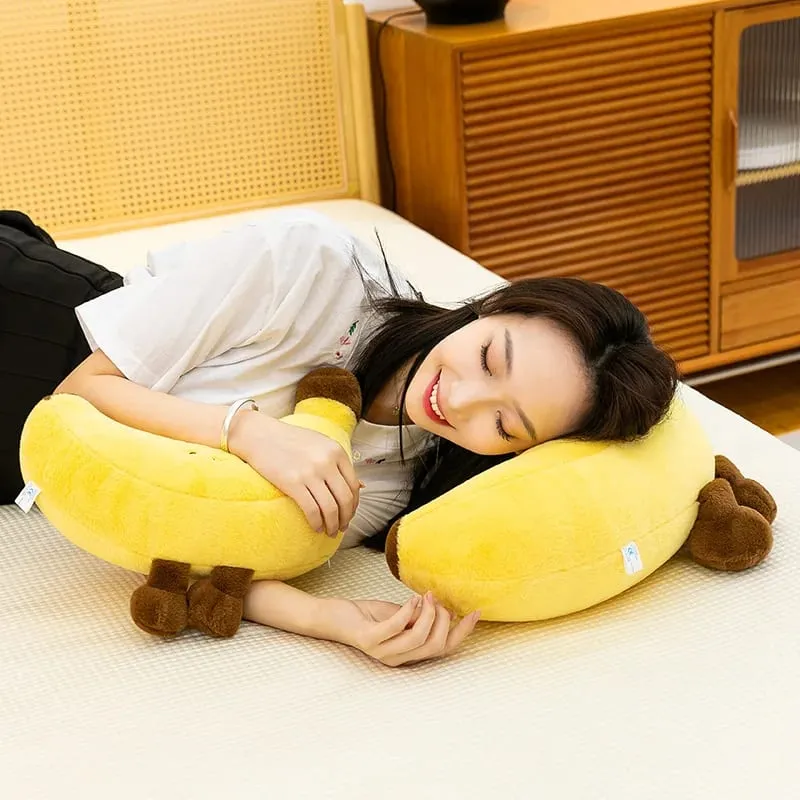 Simulated Fruit Doll Fun Long Leg Banana Children's Doll Pillow Soft and Comfortable Funny Doll Gift — image 4