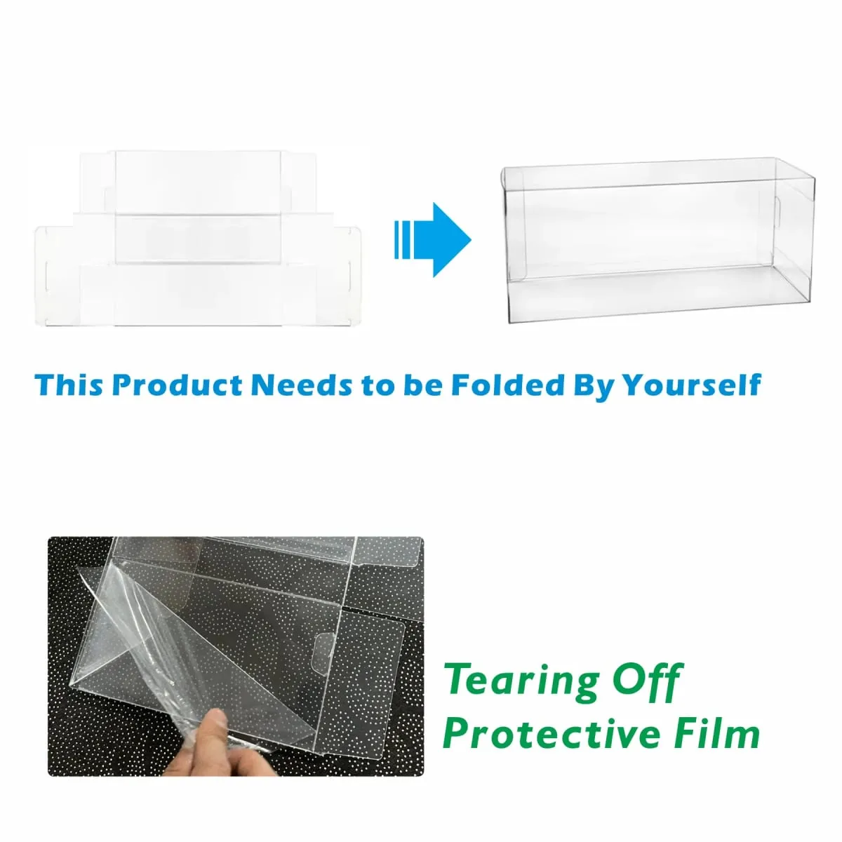 2/5PCS Clear Plastic Protector Case For Pkmn Center Japanese Special Box(For Tohoku Poncho Pikachu Promo/Kanazawa)