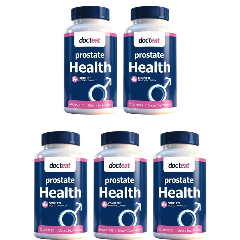 Docteat Prostate Health Capsules with Saw Palmetto Extract Pumpkin Seed Extract Stinging Nettle Root Extract 60 Capsules