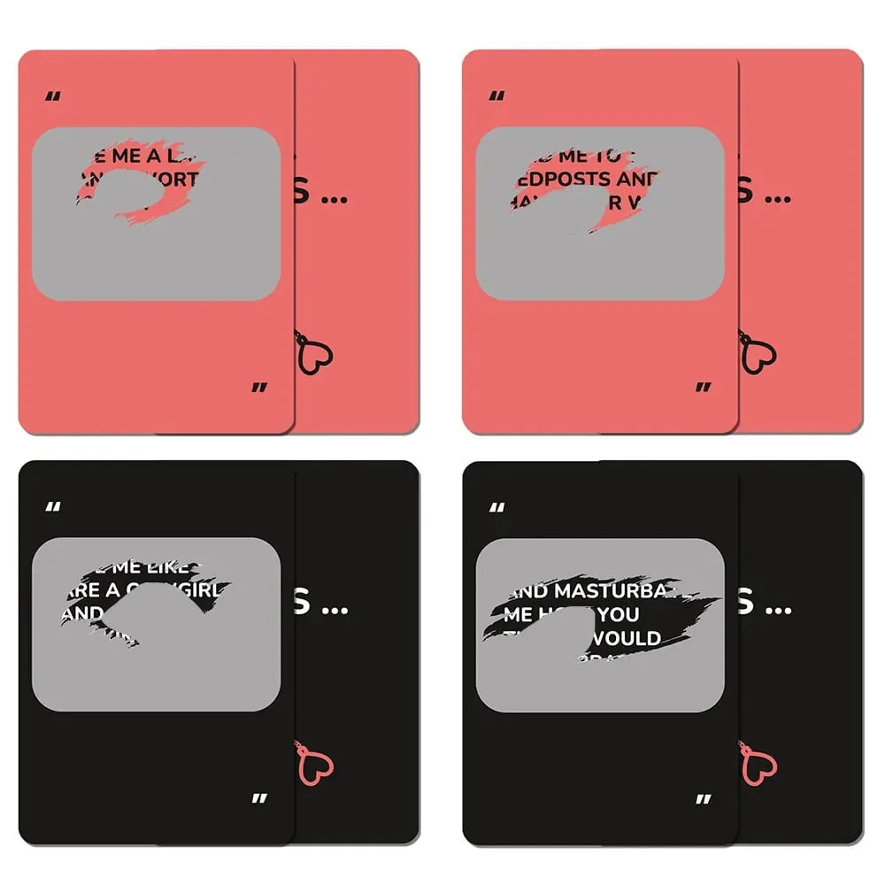 Adult Fun Commands Scratch Off Cards for Couples - 46 Sexy Challenges & Games - Romantic Gift for Anniversary Valentine's Day