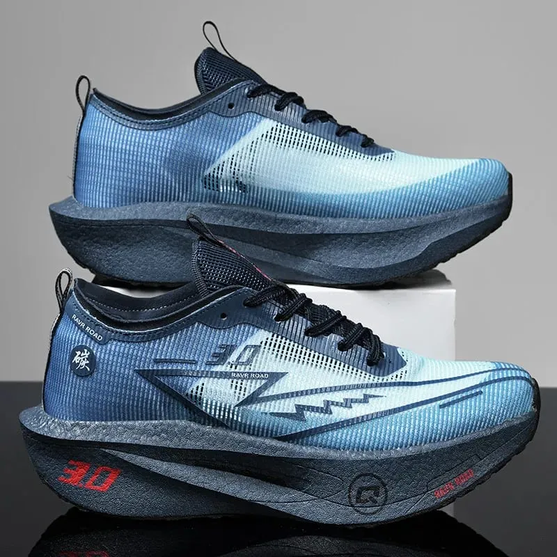 Couple Breathable Mesh Carbon Board Shoes Student Sports Exam Shoes Chunta Ultra Light Rebound Marathon Running Shoes — image 2
