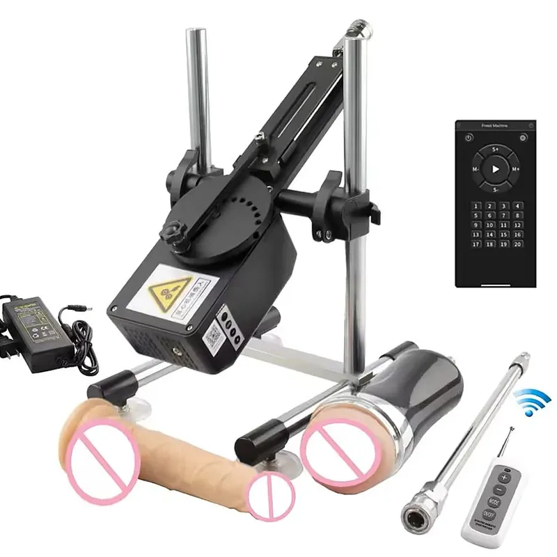 Remote & APP Control Sex Machine With DIldo and Vac U Lock for Man and Women 20 Modes Stable Love Machine Silent Vibrator