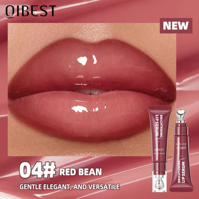 4 barvy Mirror Pearl Jemný Třpytivý Hydratační Trubkový Lesk na rty Hydratační Křišťálový Lesk Lesk na rty Glaze Layering Lip Makeup