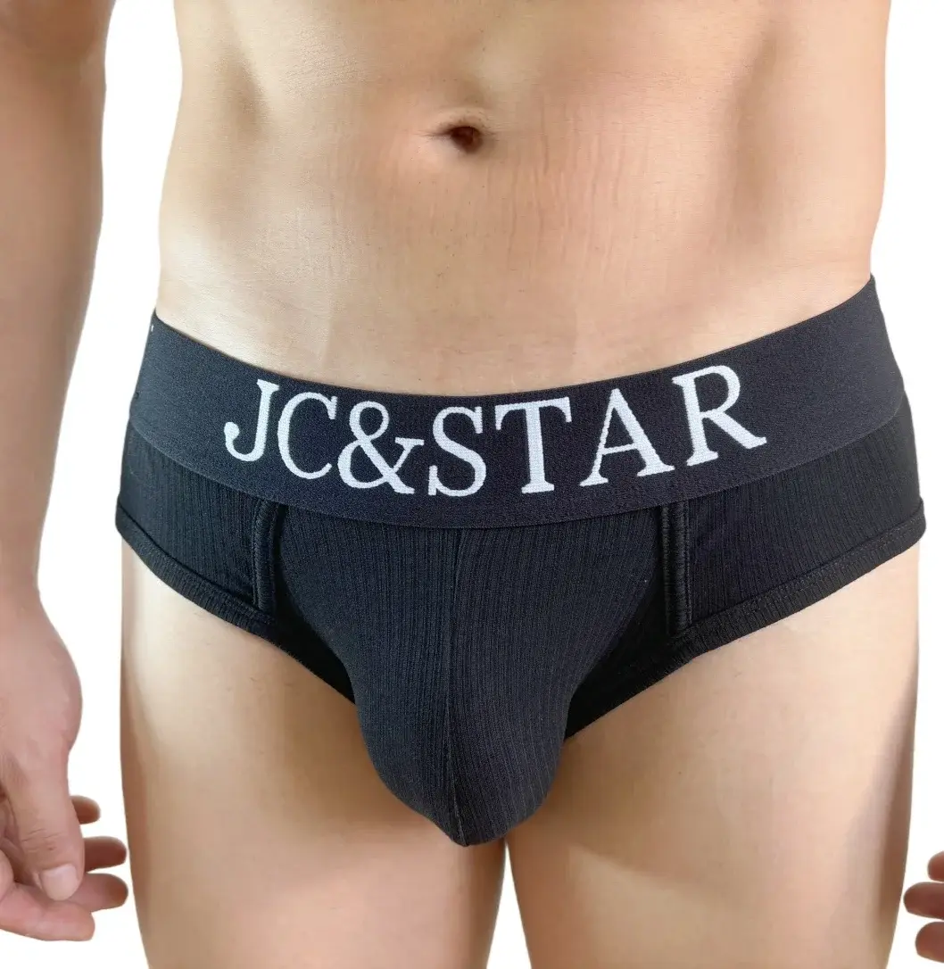 운동 하이 컷 디자인 섹시한 남자의 속옷 브리프 팬티 리브 코튼 스포츠 컴포트 남자 비키니 슬립 남자 탱가 브리프 — image 5