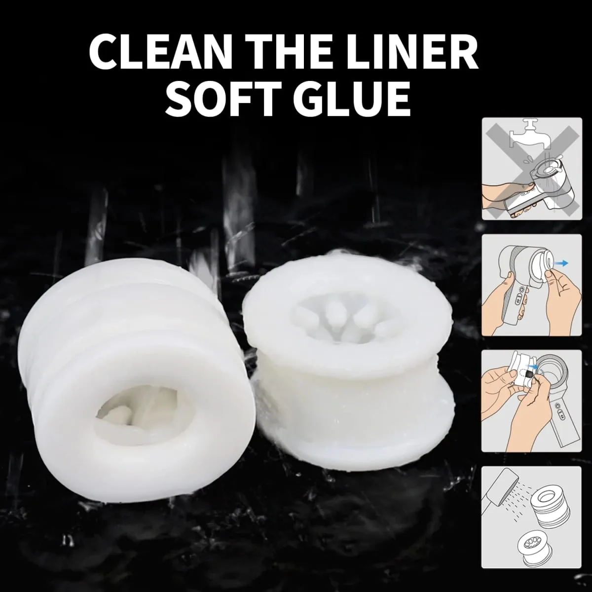 Automatic Male Masturbators Cup with 5*5*7 Thrusting Rotating Vibrating Quiet Hands Free Pocket Pussy Stroker 3D Sex Toys for Me