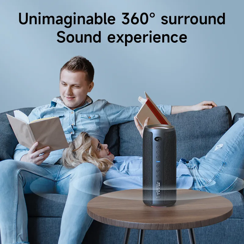 Zealot-S51Pro 40w alto-falante bluetooth de alta potência 3d estéreo baixo alto-falante bluetooth portátil ipx5 à prova dwaterproof água adequado tws boom box