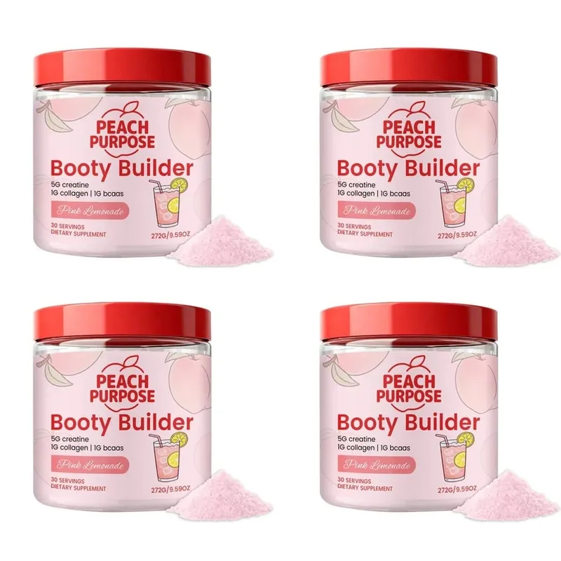 Peach Purpose Collagen Powder Skin Elasticity & Workout Recovery Support for Active Fitness and Strength Routines 30 Servings — image 10