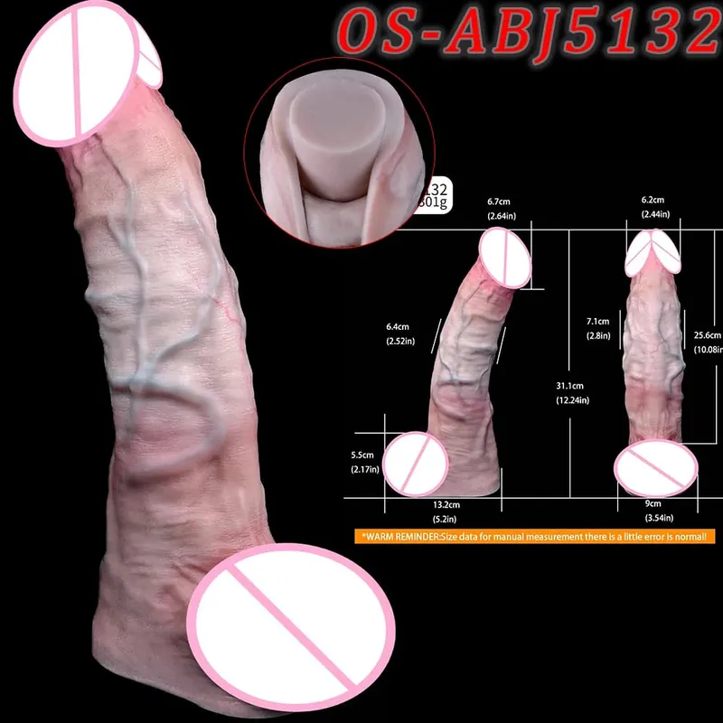 12 Styles Huge Dildo Soft Dual Density Butt Plug анальная пробка 18+ Male Female Anus Vagina Masturbation Sex Pleasure Toys