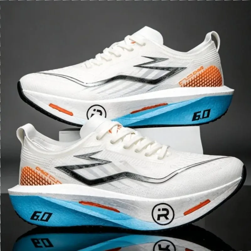 Men Running Shoes Carbon Board Marathon Sneakers Breathable Lightweight Women's Comfortable Athletic Nonskid Speciality Sports