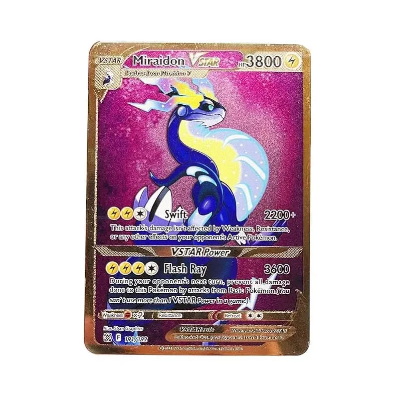 Raffreddare NUOVO Pokemon Carta di Metallo 10000 Punti Arceus Charizard Super Carta Inglese Mewtwo Lucario Greninja Lillie Anime Carte