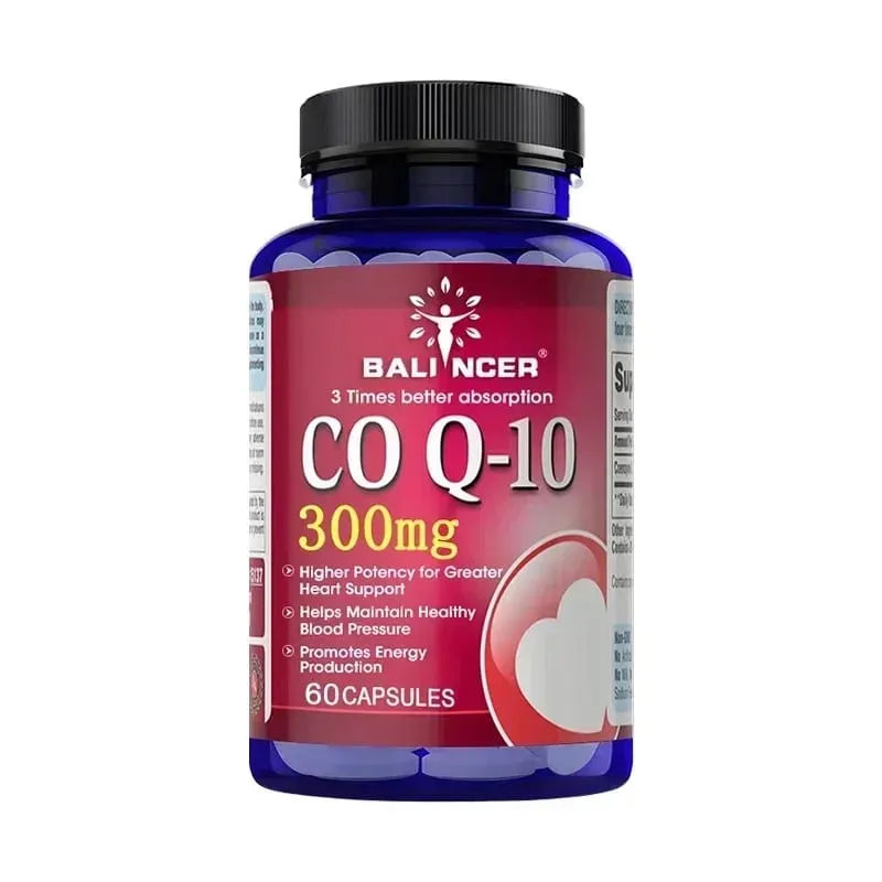 120 Capsules de Coenzyme Q10 fournissent de l'énergie, des vitamines, des aliments de santé, organiques, taux d'absorption Ultra-élevé, COQ10 aide à la santé du sang — image 10