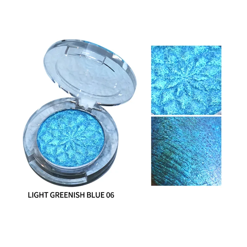 Chameleon Eye Palette Eyeshadow Palette - Customizable Duochrome Pressed Eyeshadow Set Glitter Infused Pearlescent Finish Pri
