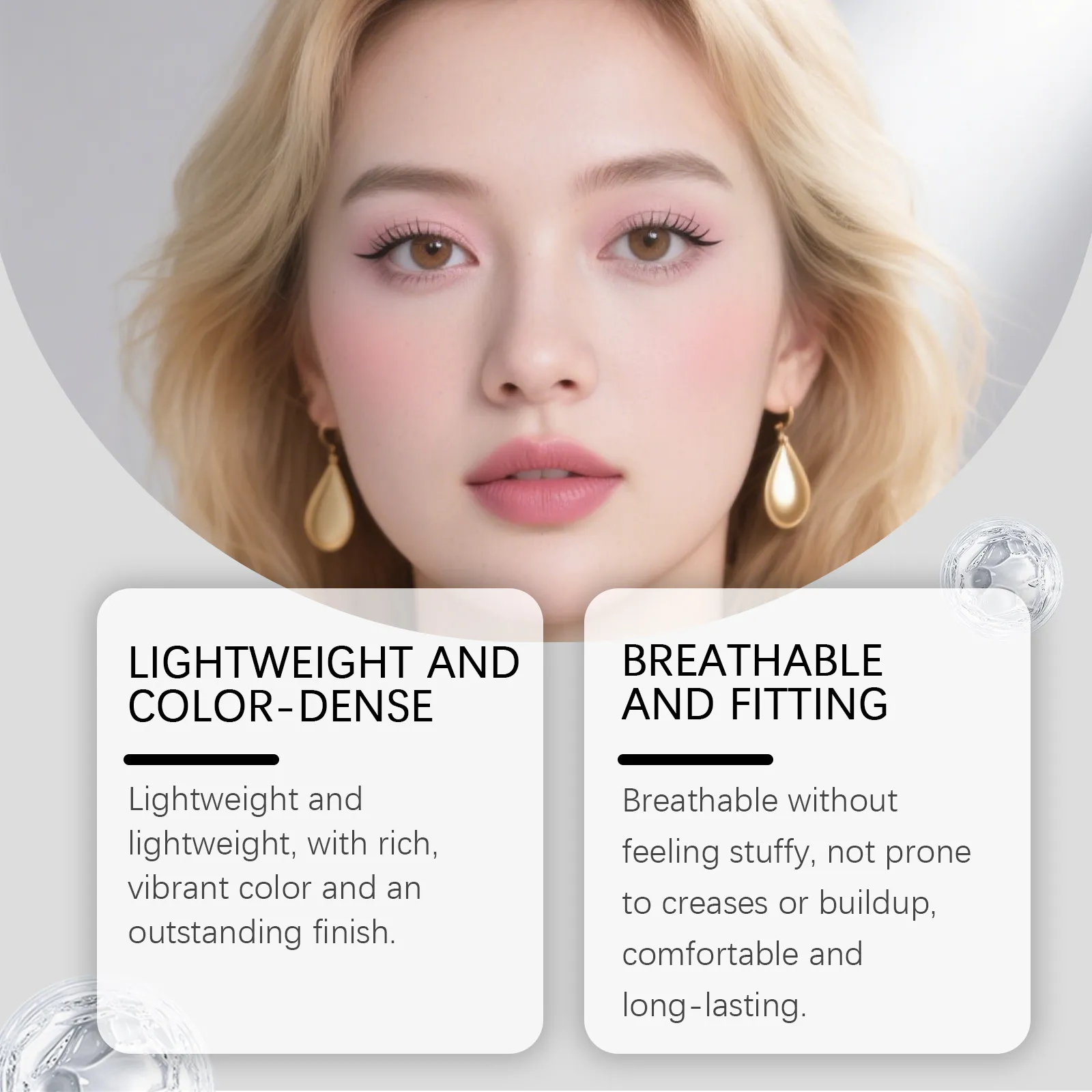 Waterproof Eye Shadow Stick with Brushes Long Lasting High Pigmented Double Head Eye Shadow Stick 8 Colors Maekup
